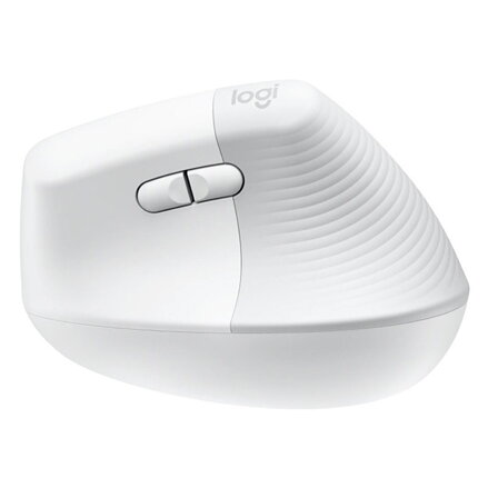 Logitech Myš LIFT, 4000DPI, bluetooth, optická, 6tl., bezdrátová, bílá, 1 ks AA, ergonomická, vertikální