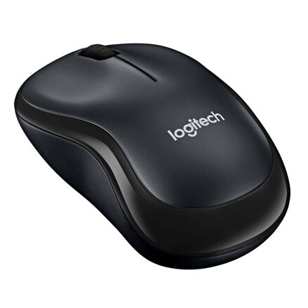 Logitech Myš M220, 1000DPI, 2.4 [GHz], optická, 3tl., 1 kolečko, bezdrátová, černá, 1 ks AA, tichá