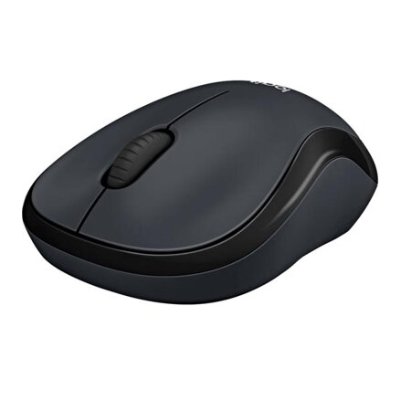 Logitech Myš M220, 1000DPI, 2.4 [GHz], optická, 3tl., 1 kolečko, bezdrátová, černá, 1 ks AA, tichá