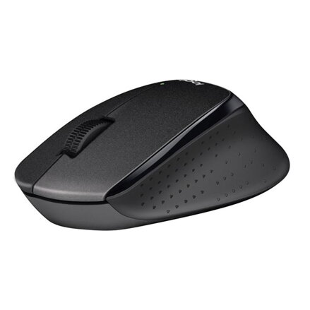 Logitech Myš M330, 1000DPI, 2.4 [GHz], optická, 3tl., 1 kolečko, bezdrátová, černá, 1 ks AA