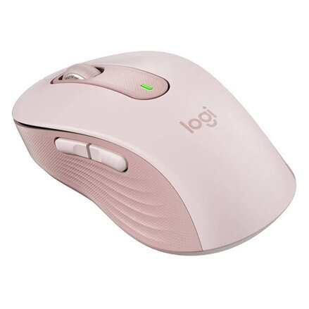 Myš bezdrátová, Logitech M650, růžová, optická, 2000DPI
