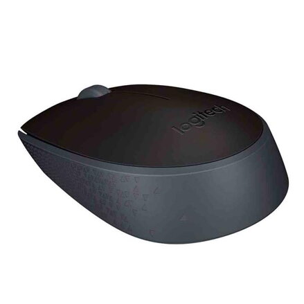 Logitech Myš M171, 1000DPI, 2.4 [GHz], optická, 3tl., 1 kolečko, bezdrátová, černá, 2 ks AA, k notebooku, univerzální