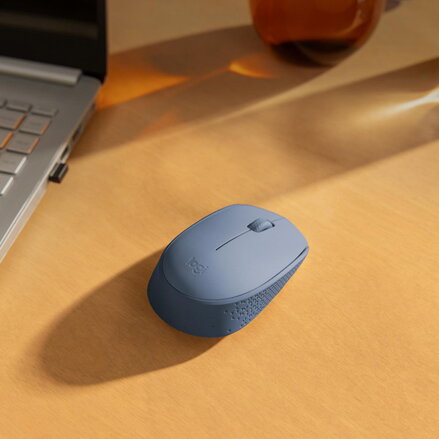 Myš bezdrátová, Logitech M171, modro-šedá, optická, 1000DPI