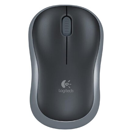 Logitech Myš M185, 1000DPI, 2.4 [GHz], optická, 3tl., 1 kolečko, bezdrátová, černá, 1 ks AA