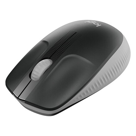 Myš bezdrátová, Logitech M190, šedá, optická, 1000DPI