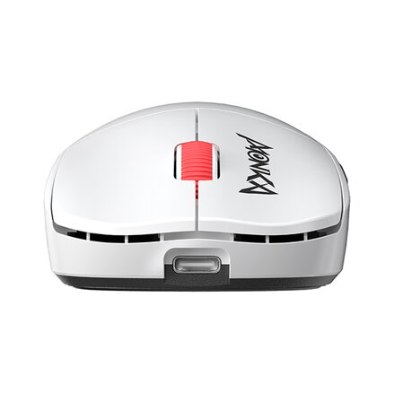 Myš Marvo MONKA PRIME, bílá, optika, 26000DPI, Tri-Mode
