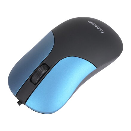 Marvo Myš DMS002BL, 1200DPI, optika, 3tl., 1 kolečko, modrá, kancelářská