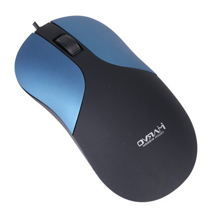 Marvo Myš DMS002BL, 1200DPI, optika, 3tl., 1 kolečko, modrá, kancelářská