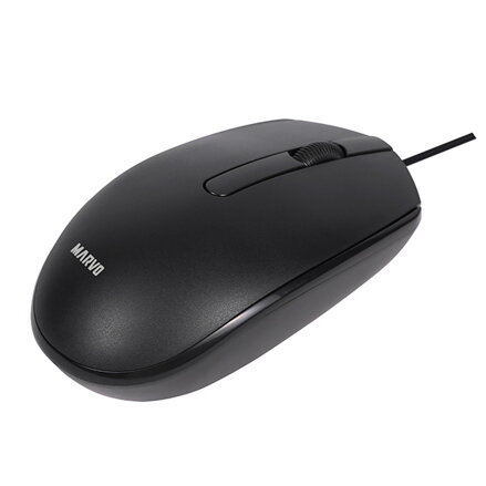 Myš drátová USB, Marvo MS003, černá, optika, 1000DPI