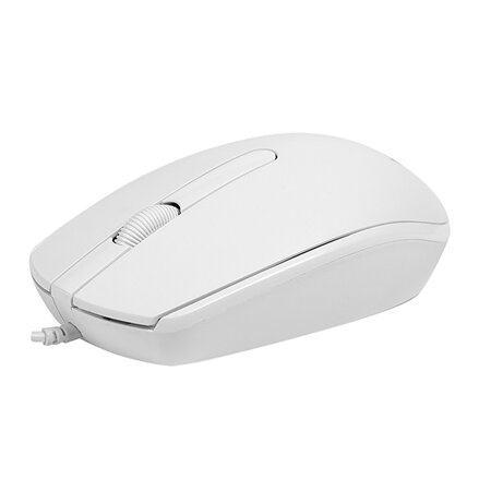 Myš drátová, Marvo MS003, bílá, optika, 1000DPI