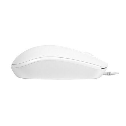 Myš drátová, Marvo MS003, bílá, optika, 1000DPI