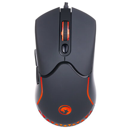 Marvo Myš M359, 3200DPI, optika, 7tl., 1 kolečko, drátová USB, černá, herní