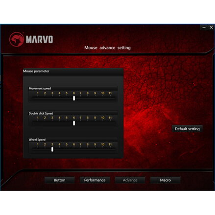 Marvo Myš M359, 3200DPI, optika, 7tl., 1 kolečko, drátová USB, černá, herní