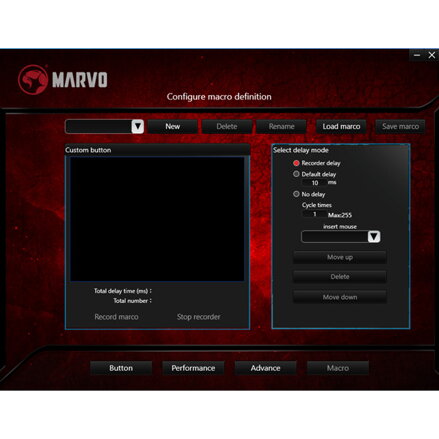 Marvo Myš M359, 3200DPI, optika, 7tl., 1 kolečko, drátová USB, černá, herní