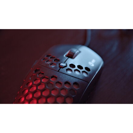 Marvo Myš M399, 6400DPI, optická, 6tl., 1 kolečko, drátová USB, černá, herní, podsvícená