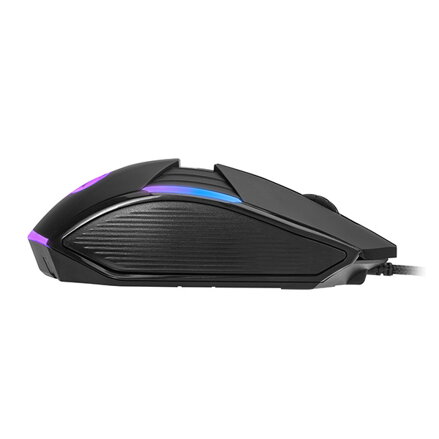 Marvo Myš M291, 6400DPI, optika, 6tl., drátová USB, černá, herní, podsvícená
