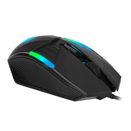 Marvo Myš M291, 6400DPI, optika, 6tl., drátová USB, černá, herní, podsvícená