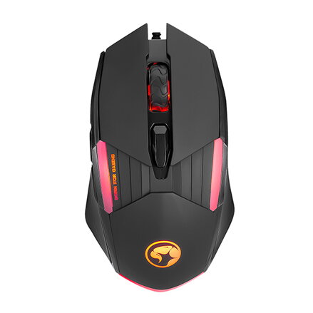 Marvo Myš M291, 6400DPI, optika, 6tl., drátová USB, černá, herní, podsvícená