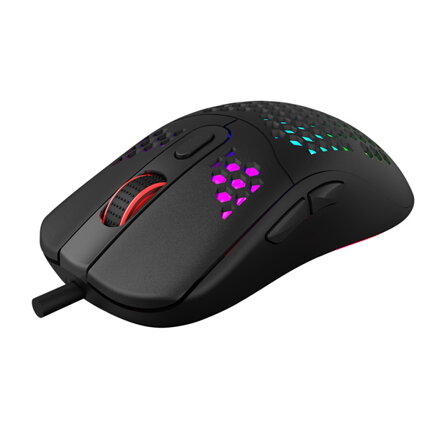 Marvo Myš G925, 12000DPI, optika, 7tl., drátová USB, černá, herní, podsvícená