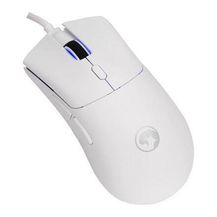 Myš drátová, Marvo Niro 40 White, bílá, optika, 12000DPI