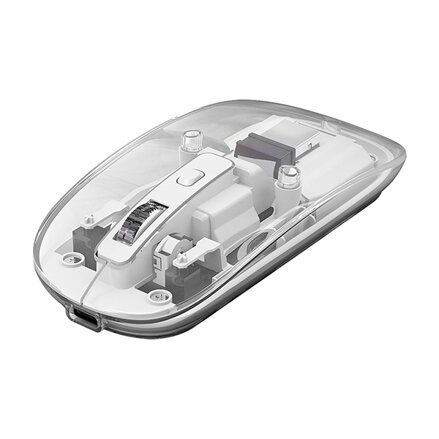 Myš bezdrátová, Marvo PRISM B10 White, bílá, optická, 1600DPI