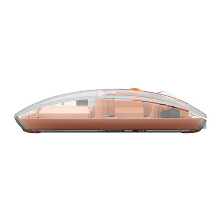 Myš bezdrátová, Marvo PRISM B10 Orange, oranžová, optická, 1600DPI