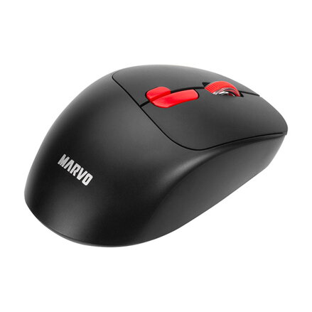 Myš bezdrátová, Marvo M809W, černá, optika, 1600DPI