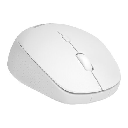 Marvo Myš WM103WH, 1600DPI, 2.4 [GHz], optika, 4tl., bezdrátová, bílá, 1 ks AA, kancelářská, tichá