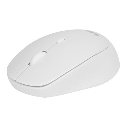 Marvo Myš WM103WH, 1600DPI, 2.4 [GHz], optika, 4tl., bezdrátová, bílá, 1 ks AA, kancelářská, tichá