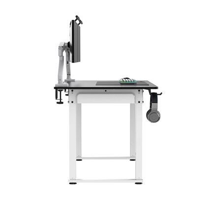 Pracovní stůl, elektricky nastavitelná výška, 160X75 cm, 72-118 cm, UPLIFT, s XXL podložkou pod myš, ULTRADESK