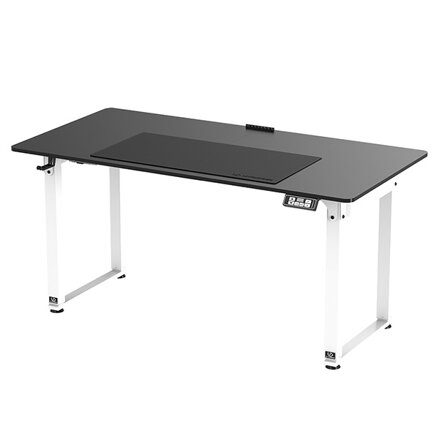 Pracovní stůl, elektricky nastavitelná výška, 160X75 cm, 72-118 cm, UPLIFT, s XXL podložkou pod myš, ULTRADESK