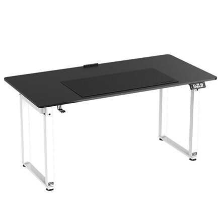 Pracovní stůl, elektricky nastavitelná výška, 160X75 cm, 72-118 cm, UPLIFT, s XXL podložkou pod myš, ULTRADESK