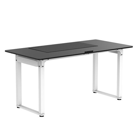Pracovní stůl, elektricky nastavitelná výška, 160X75 cm, 72-118 cm, UPLIFT, s XXL podložkou pod myš, ULTRADESK
