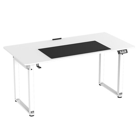 Pracovní stůl, elektricky nastavitelná výška, 160x75 cm, 72-118 cm, UPLIFT, s XXL podložkou pod myš, ULTRADESK