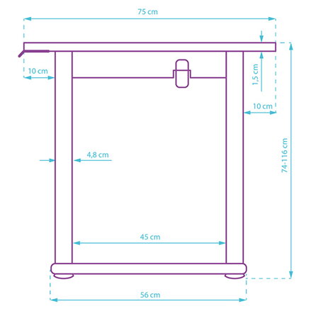 Pracovní stůl, elektricky nastavitelná výška, bílá deska, 160x75 cm, 74-116 cm, UPLIFT, s XXL podložkou pod myš, ULTRADESK