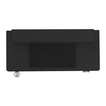 Pracovní stůl, elektricky nastavitelná výška, 160X70 cm, 72-117 cm, HIGHLANDER XXL BLACK, černý, ULTRADESK