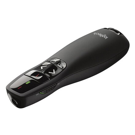 Prezenter R400, 2.4Ghz, černý, Logitech