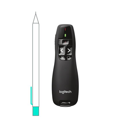 Prezenter R400, 2.4Ghz, černý, Logitech