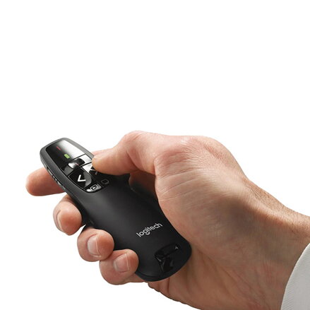 Prezenter R400, 2.4Ghz, černý, Logitech