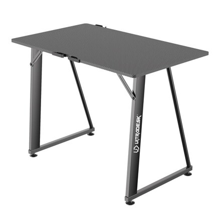 ULTRADESK Herní stůl ENTER V2, 100x60 cm, 75cm, s držákem na sluchátka a pití, kompaktní velikost