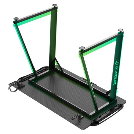 ULTRADESK Herní stůl ENTER V2, 100x60 cm, 75cm, s držákem na sluchátka a pití, kompaktní velikost