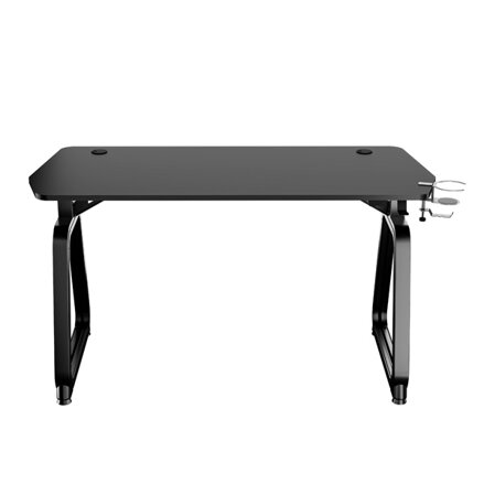 ULTRADESK Herní stůl BOOSTER, 136x70,5 cm, 75 cm, RGB podsvícení, držák sluchátek i nápojů