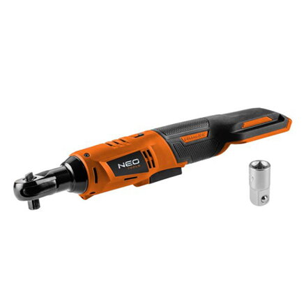 Aku ráčna 18V, velikost šroubů M5-M10, IPx0, 250 ot/min, NEO TOOLS