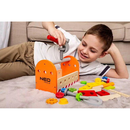 Dřevěná sada nářadí prod děti, GD022, Neo tools