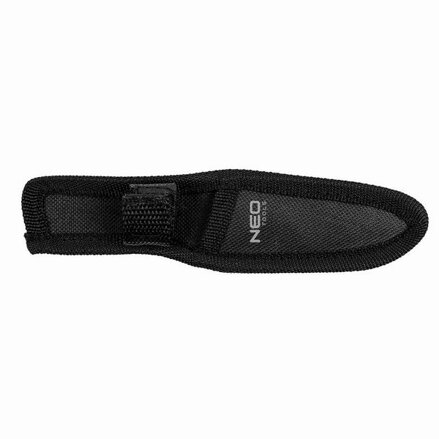 Neo Tools Nůž full-tang, nerezová ocel, 165mm, 94mm, pogumovaná rukojeť, nylonové pouzdro