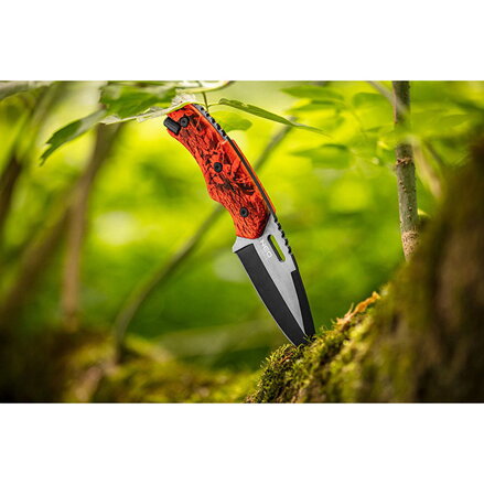 Neo Tools Taktický nůž, nerezová ocel, 20mm, 9mm, pazourek v rukojeti