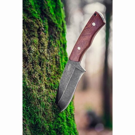 Neo Tools survival full-tang nůž, nerezová ocel, 250mm, 145mm, nylonové pouzdro