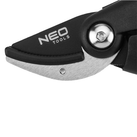 Neo Tools Kovadlinové zahradní nůžky, průměr řezu 20mm, délka 210mm, délka čepele 45mm, ergo rukojeť, zámek čepele, ocelová čepel