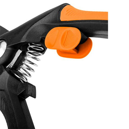 Neo Tools Kovadlinové zahradní nůžky, průměr řezu 20mm, délka 210mm, délka čepele 45mm, ergo rukojeť, zámek čepele, ocelová čepel