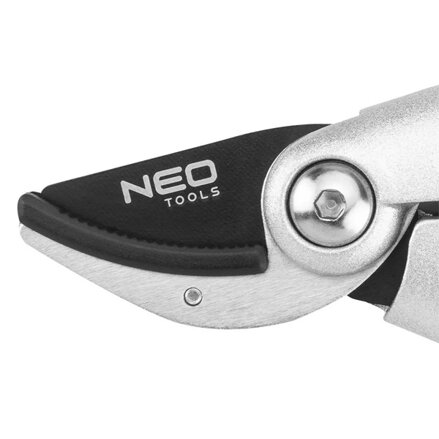 Neo Tools Kovadlinové zahradní nůžky, průměr řezu 20mm, délka 210mm, délka čepele 43mm, ergonomická rukojeť, blokace ostří